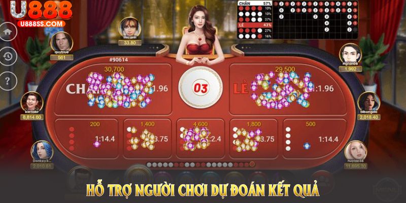 Tool hack xóc đĩa U888 hỗ trợ người chơi dự đoán kết quả qua thuật toán thông minh