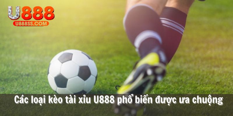 Các loại kèo phổ biến ưa chuộng U888