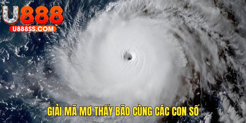 Những con số bạn nên ghi khi mơ thấy bão U888